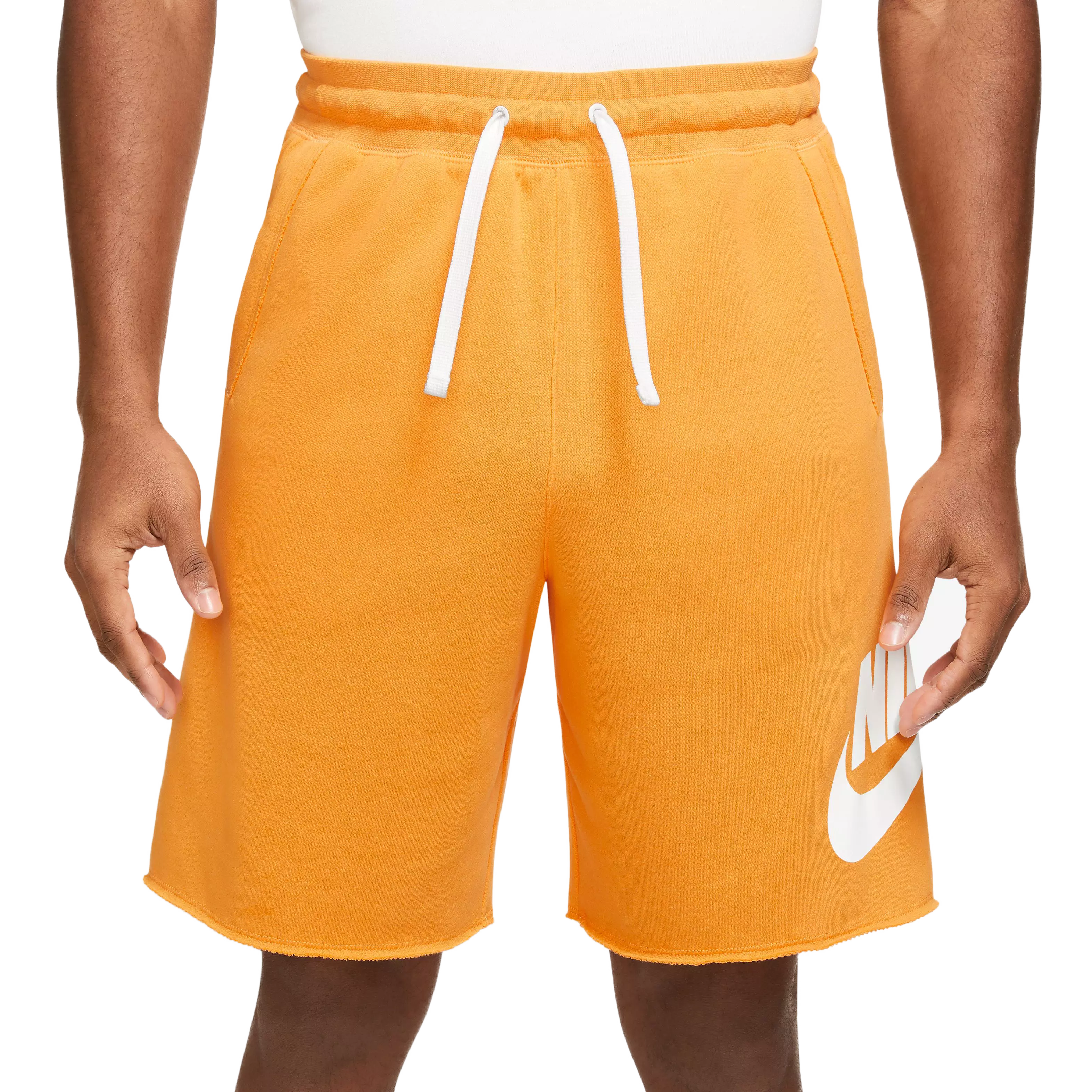Nike Men s Club Fleece Alumni Shorts Orange Hibbett